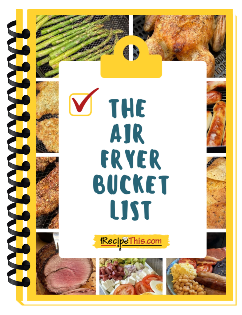 air fryer bucket list ecover