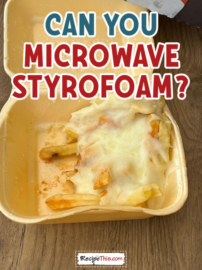 Microwave shop styrofoam plate