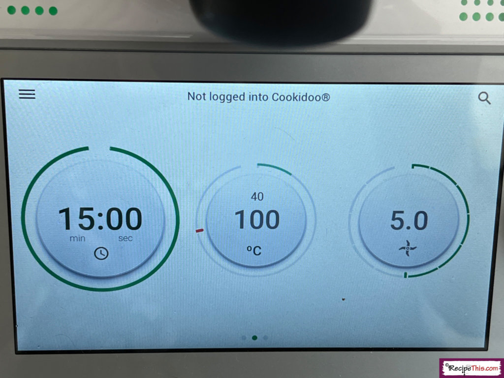 cauliflower soup thermomix settings