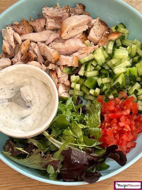 chicken gyro bowl