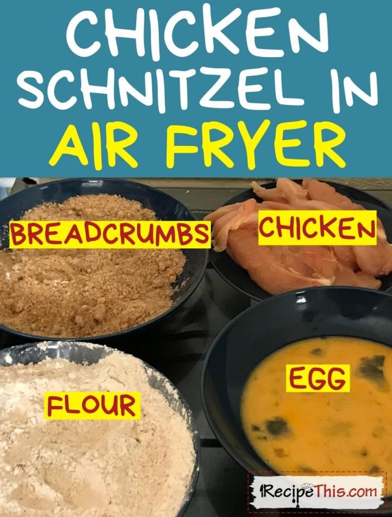 chicken schnitzel in air fryer