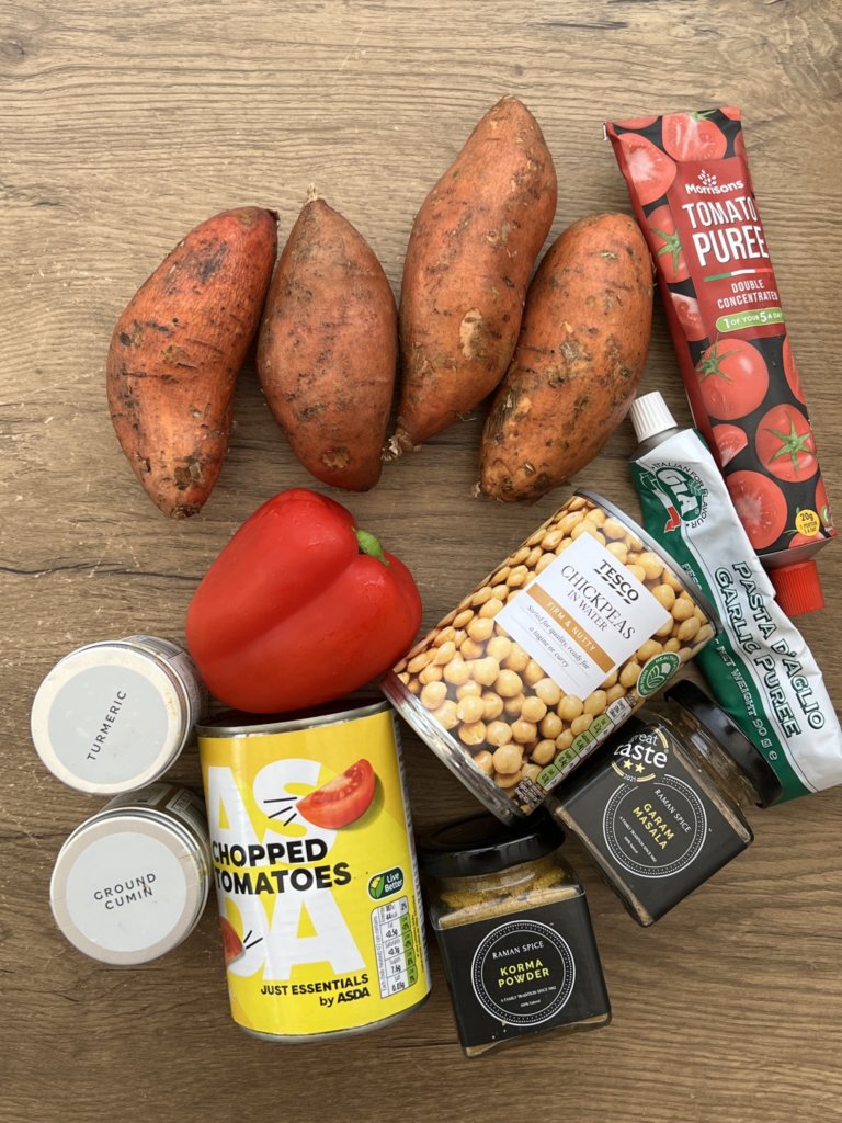 chickpea curry slow cooker ingredients