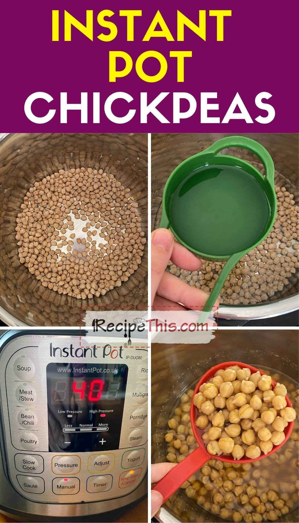 Recipe This Instant Pot Chickpeas