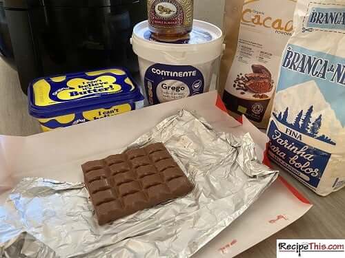 chocolate mug cake ingredients