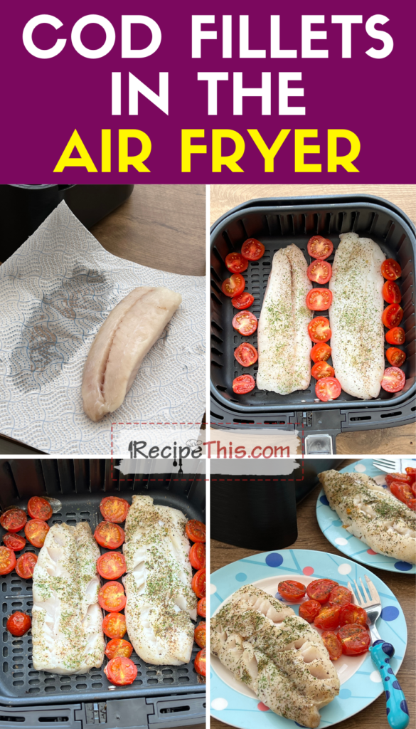 cod fillets in the air fryer