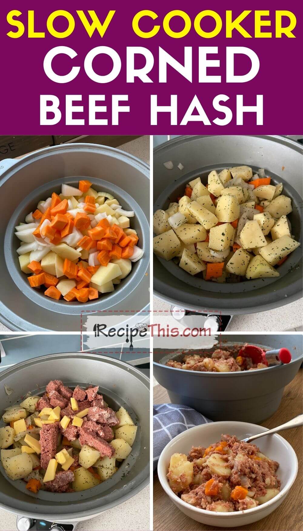 Recipe This Slow Cooker Corned Beef Hash