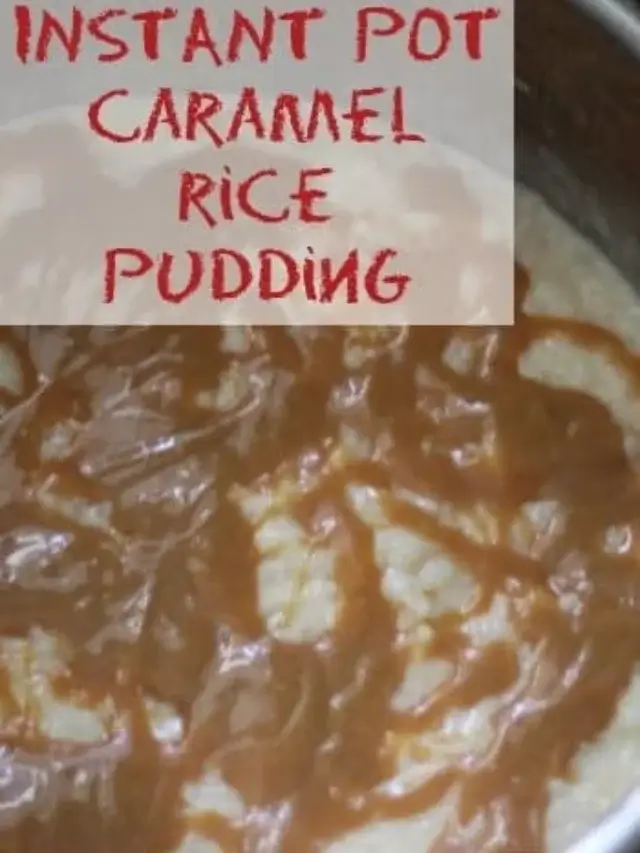 Recipe This Instant Pot Caramel Rice Pudding