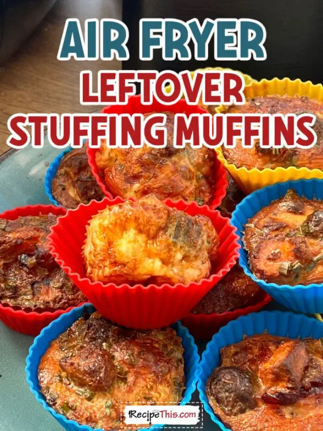 Air Fryer Leftover Turkey Muffins