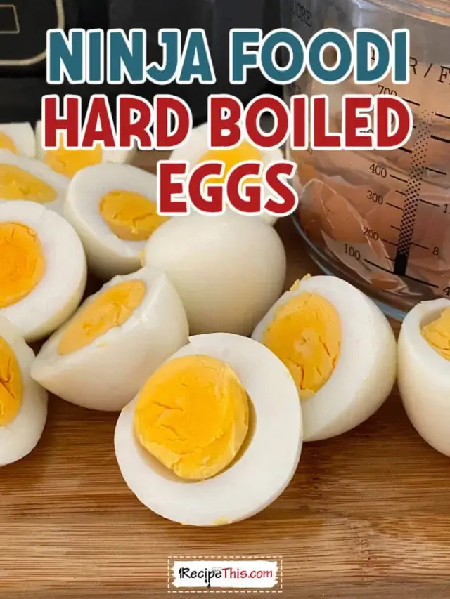 Recipe This Ninja Foodi Hard Boiled Eggs