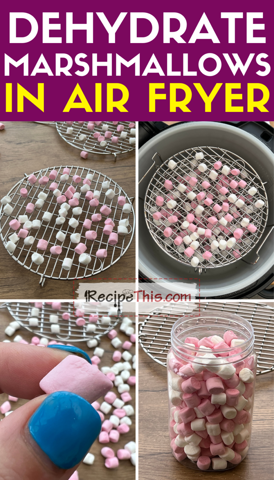 Recipe This Dehydrated Marshmallows In Air Fryer