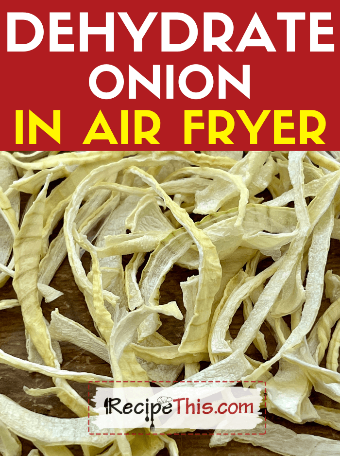 dehydrate onion in air fryer recipe