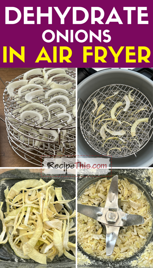 dehydrate onion in air fryer step by step