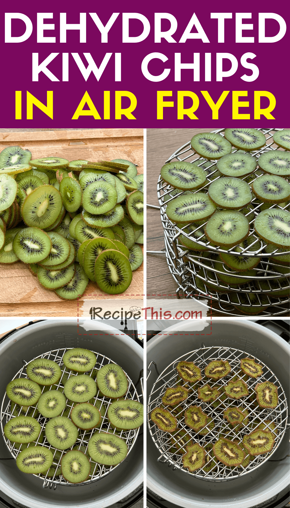 Recipe This Dehydrated Kiwi Chips In Air Fryer