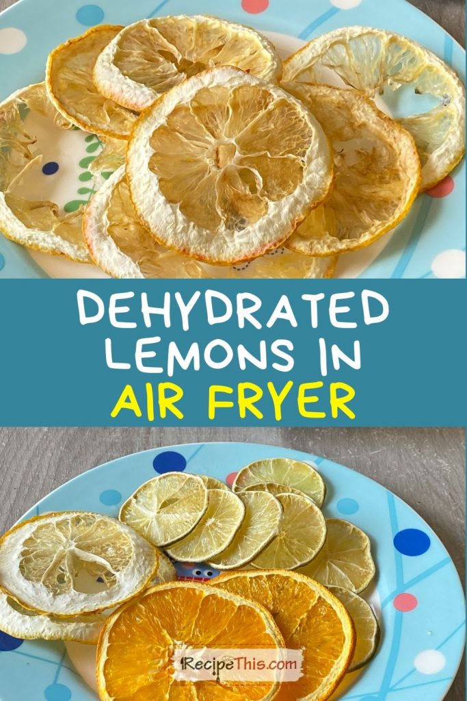 dehydrated lemons in the air fryer