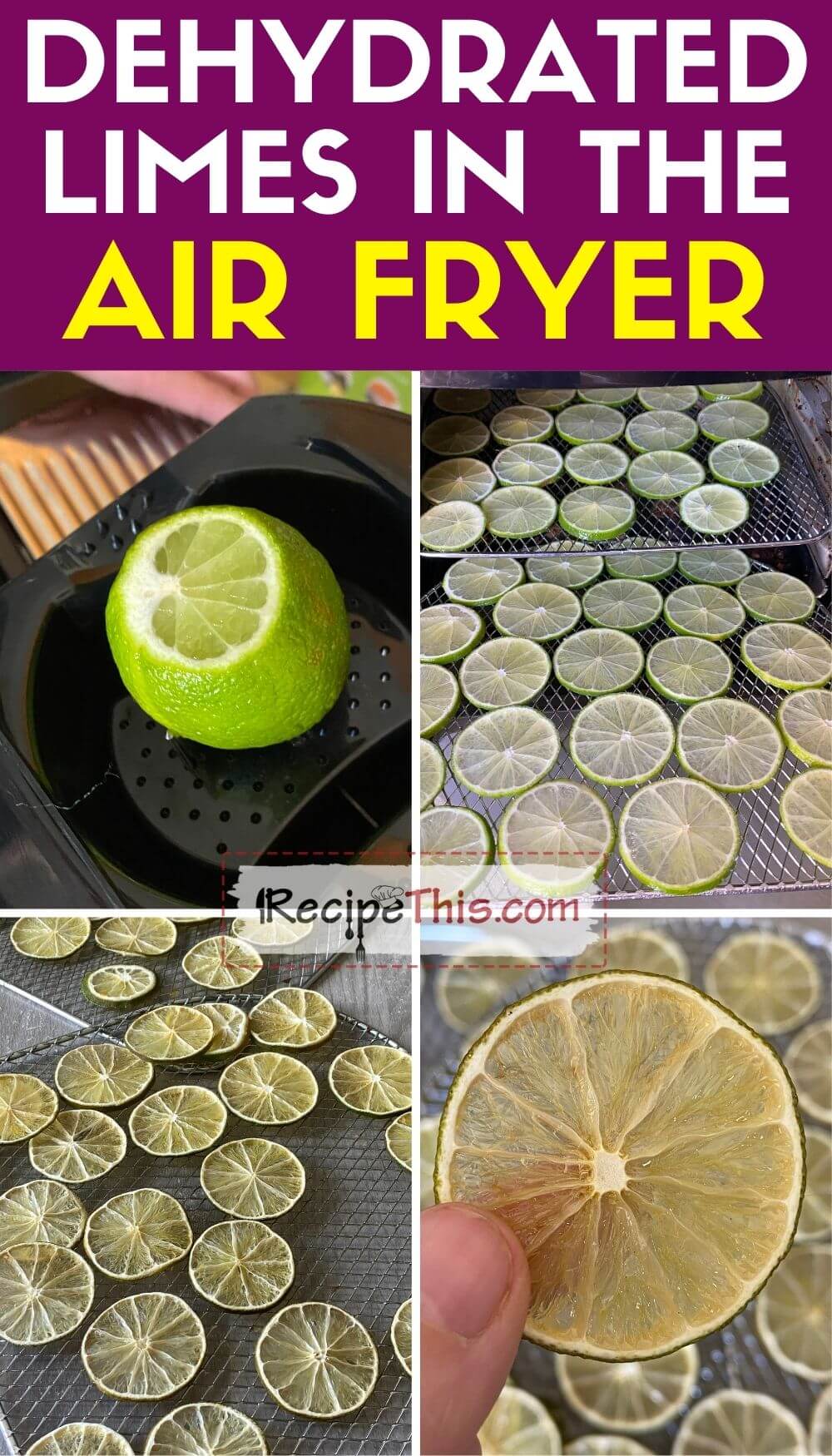 Recipe This Dehydrated Limes In The Air Fryer