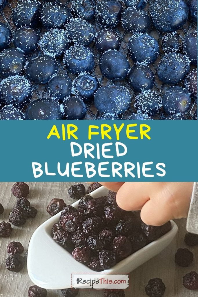 dehydrating blueberries