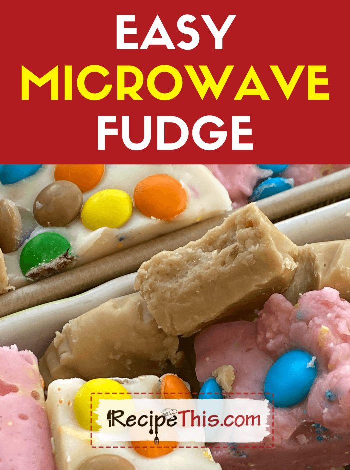easy microwave fudge recipe