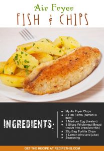 "air fryer fish and chips"