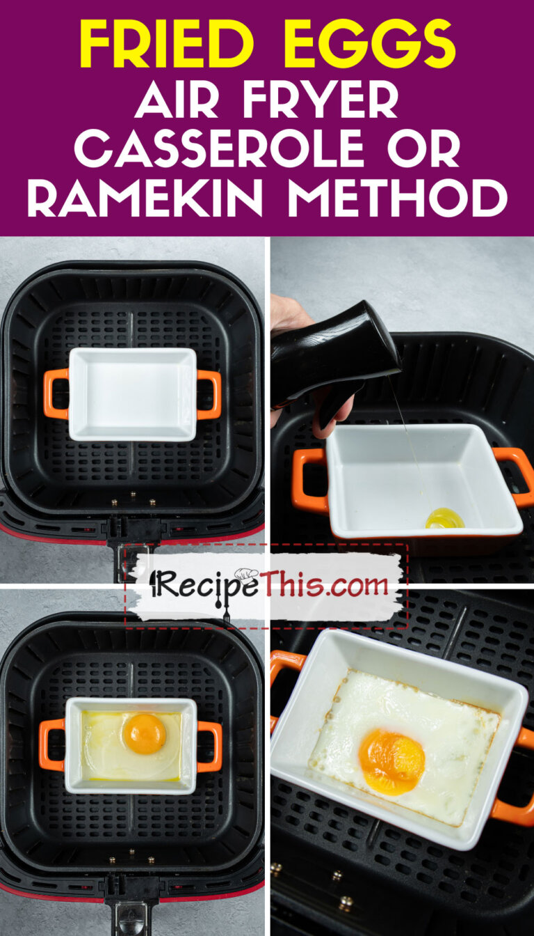 Air Fryer Fried Eggs 3 Ways Recipe This