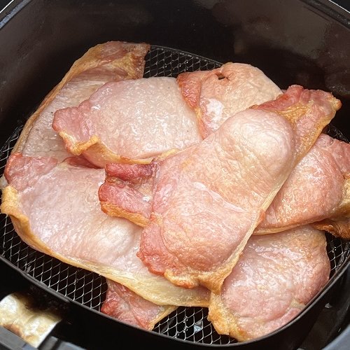 frozen bacon in air fryer