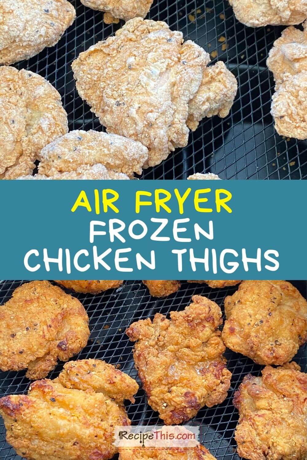 Recipe This Air Fryer Frozen Chicken Thighs