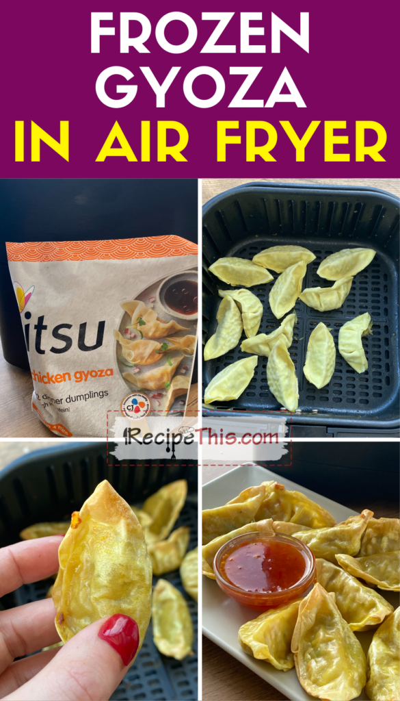 frozen gyoza in air fryer step by step