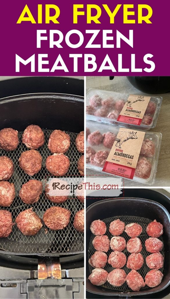 frozen meatballs in air fryer