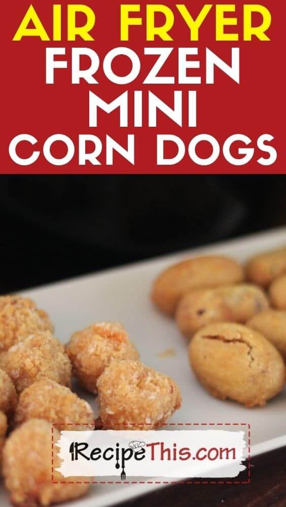 frozen mini corn dogs in air fryer