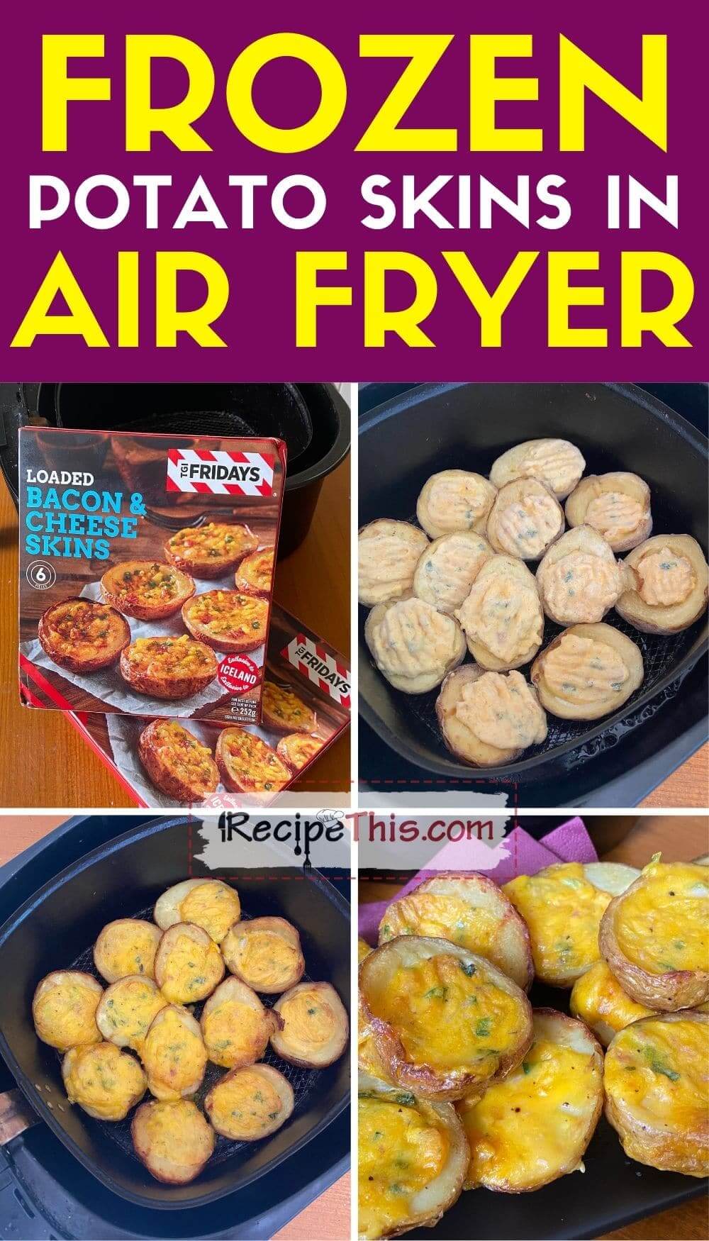 Recipe This TGI Fridays Frozen Potato Skins In Air Fryer