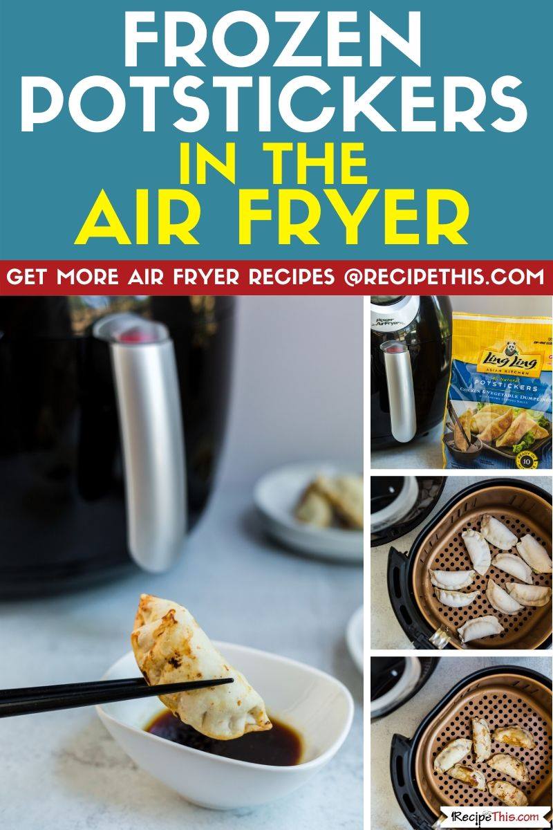 frozen potstickers in the air fryer step by step