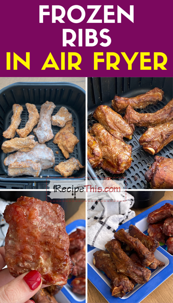 frozen ribs in air fryer step by step