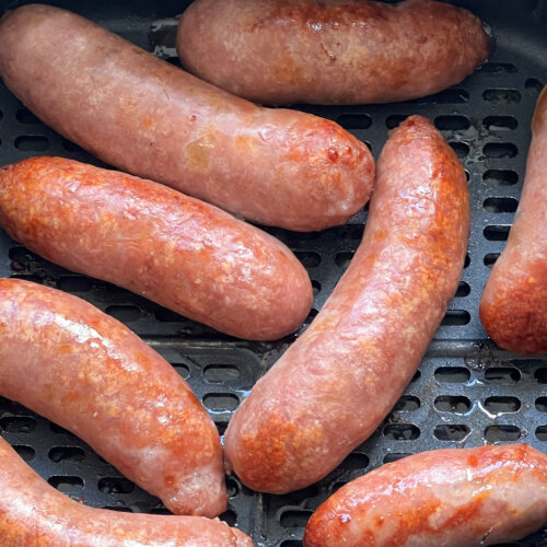 frozen sausages in air fryer
