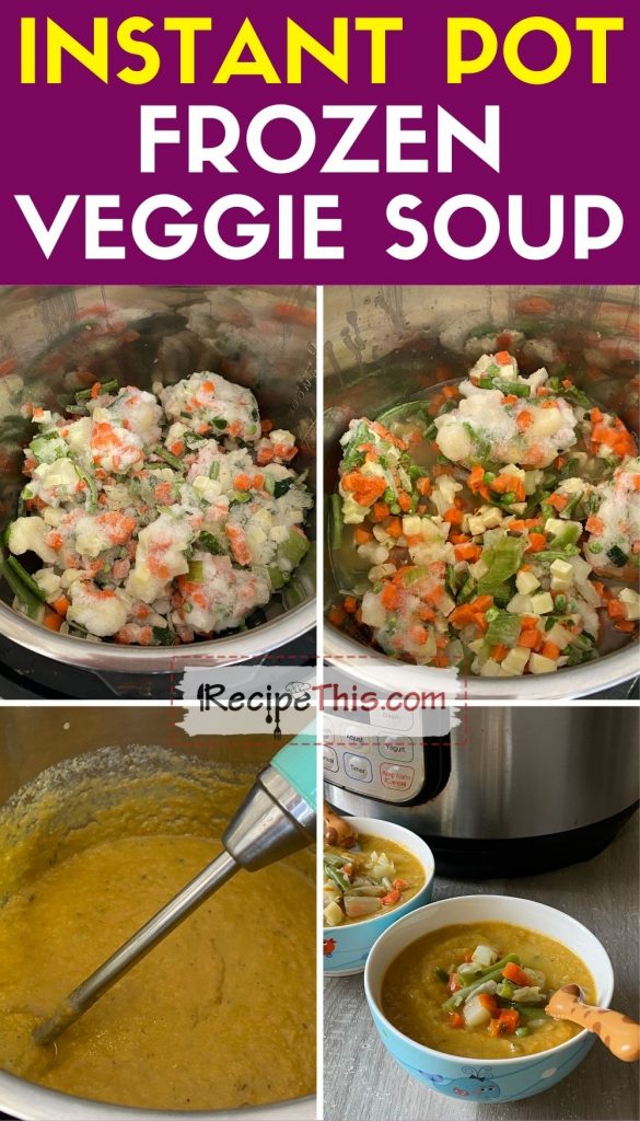 frozen veggie soup instant pot