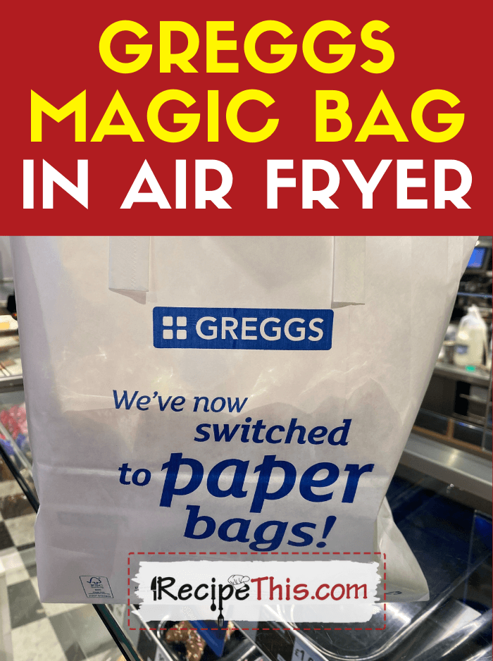 greggs magic bag in air fryer