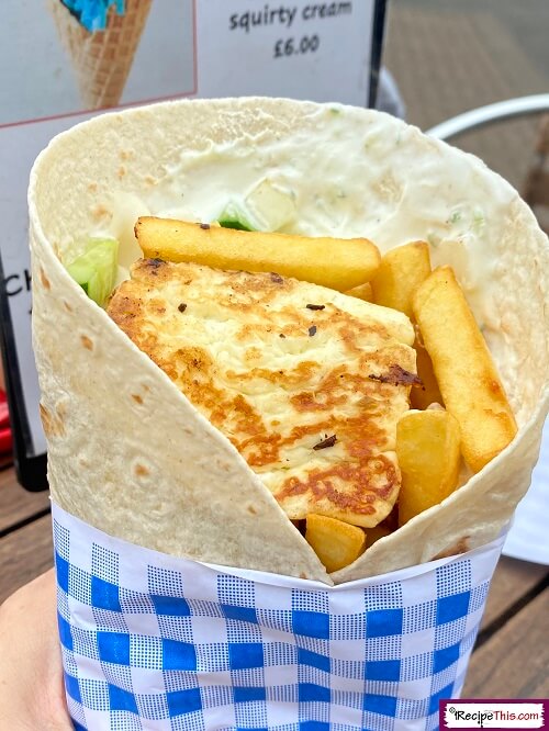 haloumi gyro at Skegness