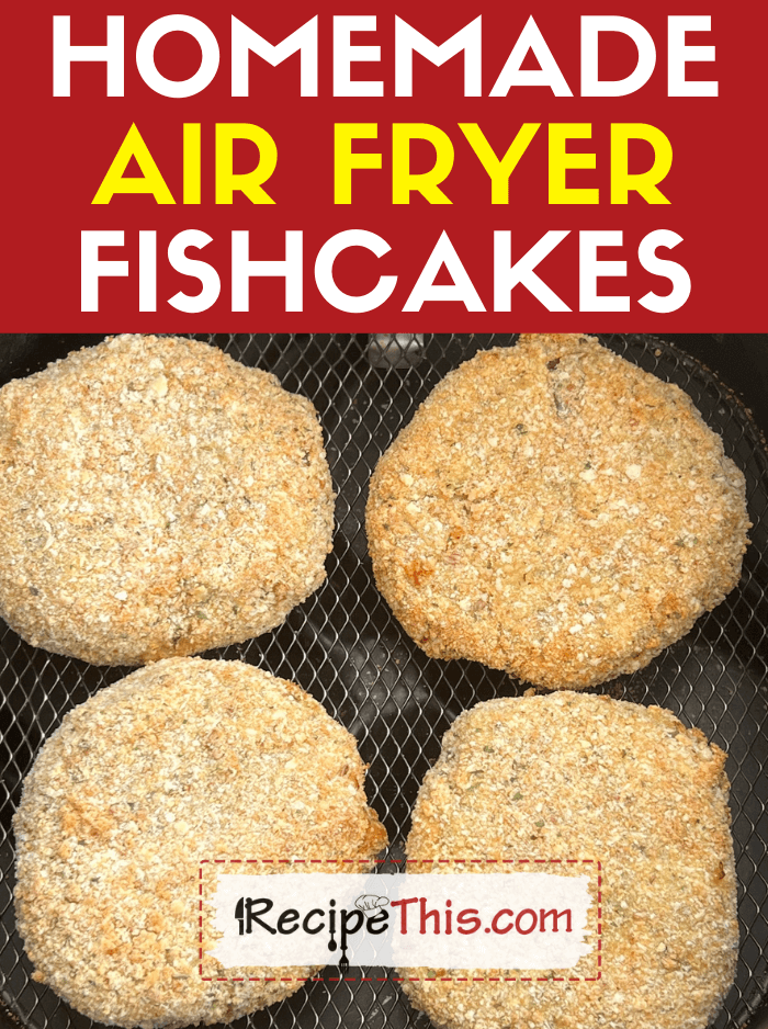 homemade air fryer fishcakes recipe