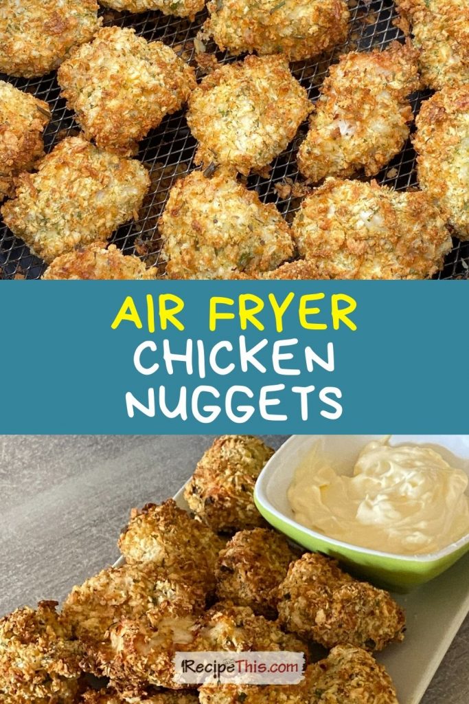 homemade chicken nuggets in air fryer