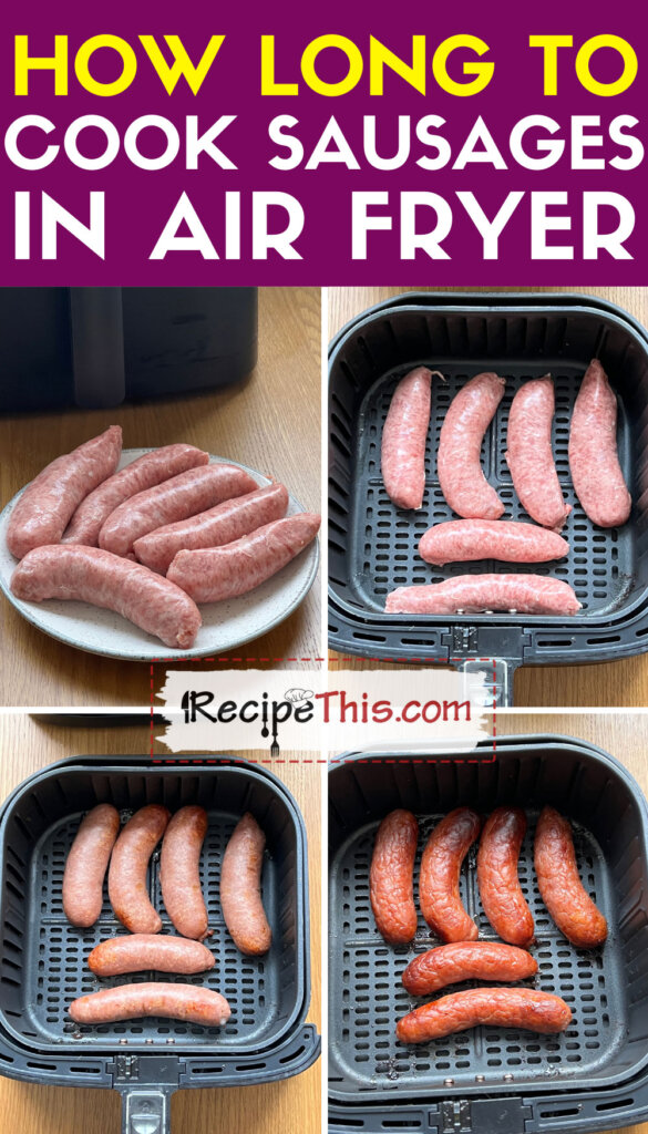 Can you cook sausages outlet in an air fryer