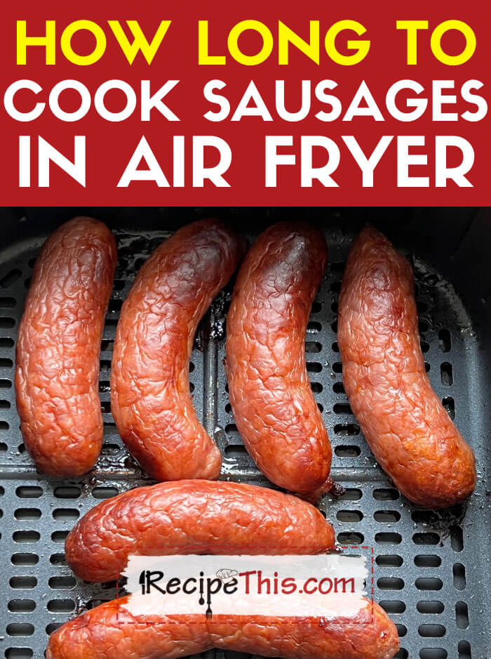 Air 2025 fry sausages