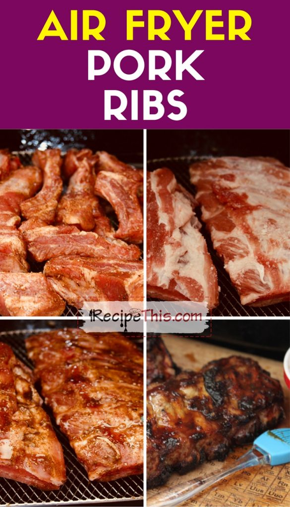 how to air fry pork ribs