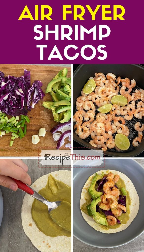 how to air fry shrimp tacos