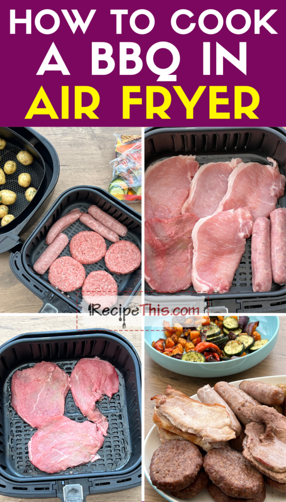 how to cook a bbq in air fryer step by step