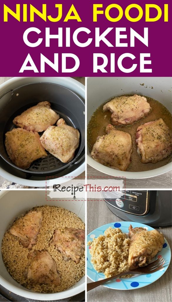 how to cook ninja foodi chicken and rice
