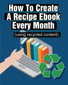 "create a recipe ebook"