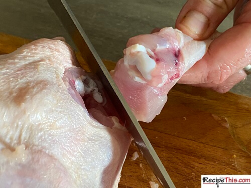 how to cut wings off the whole chicken