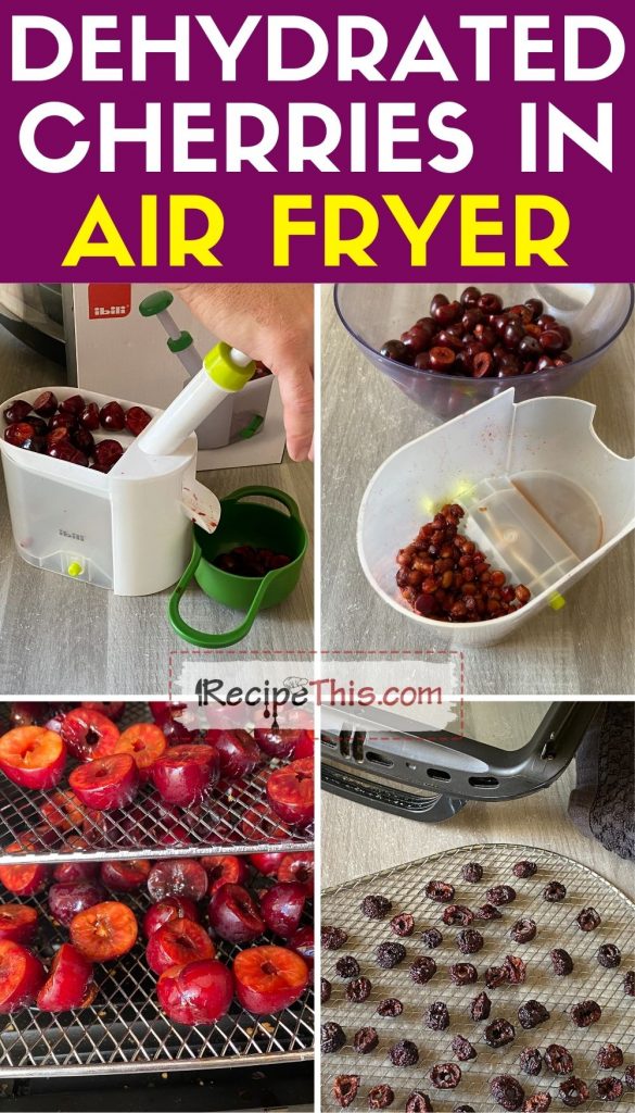 how to dehydrate cherries in the air fryer