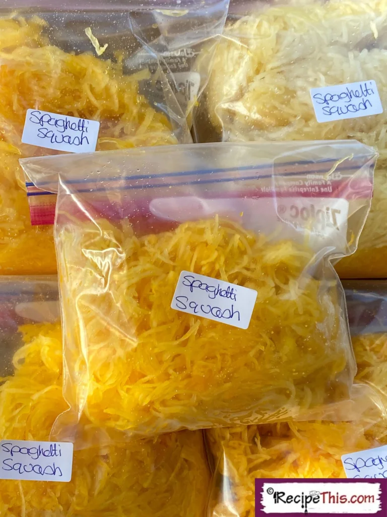 how to freeze spaghetti squash