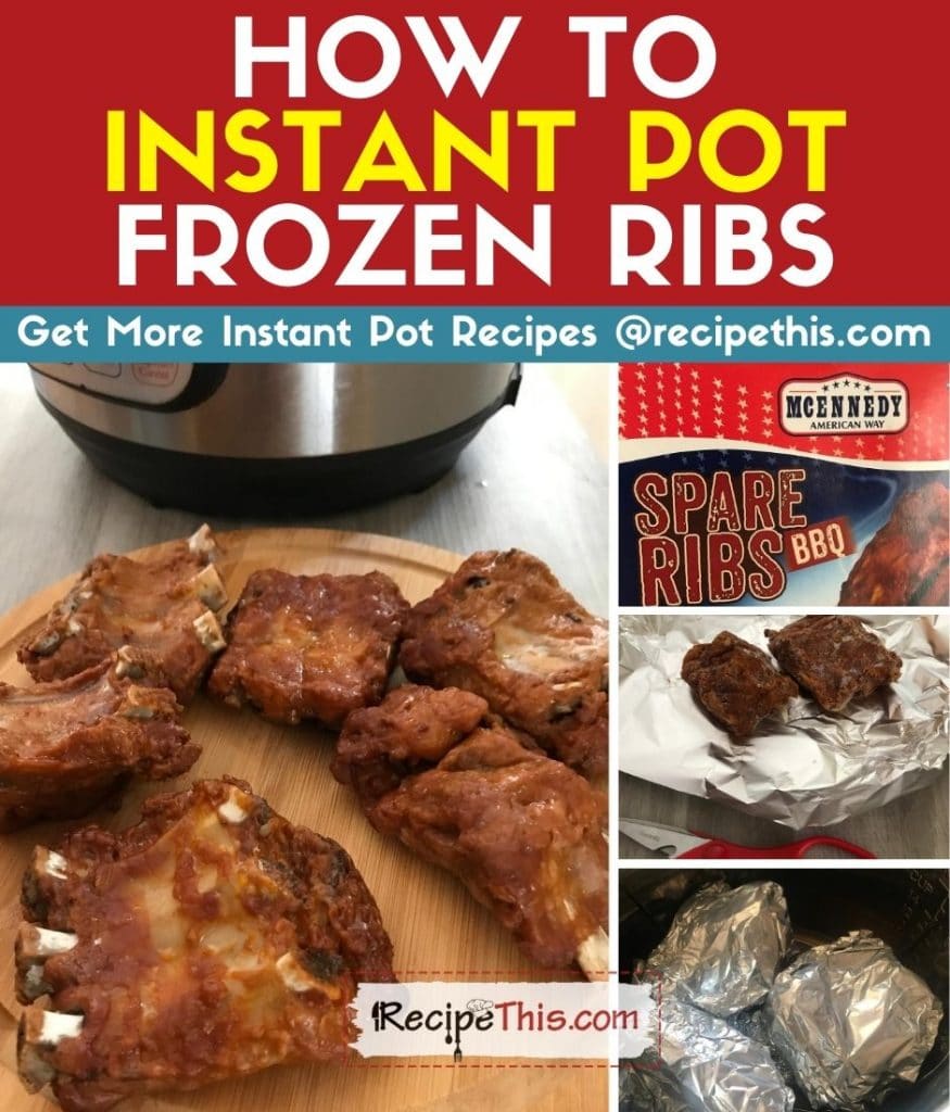 how to instant pot frozen ribs