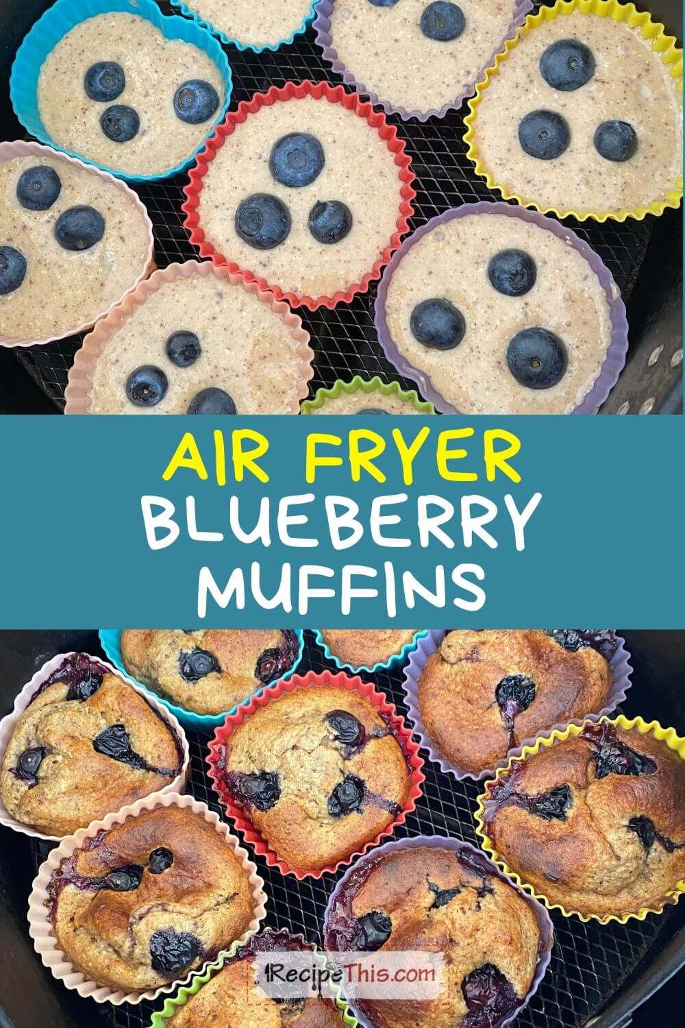 Recipe This Air Fryer Blueberry Muffins