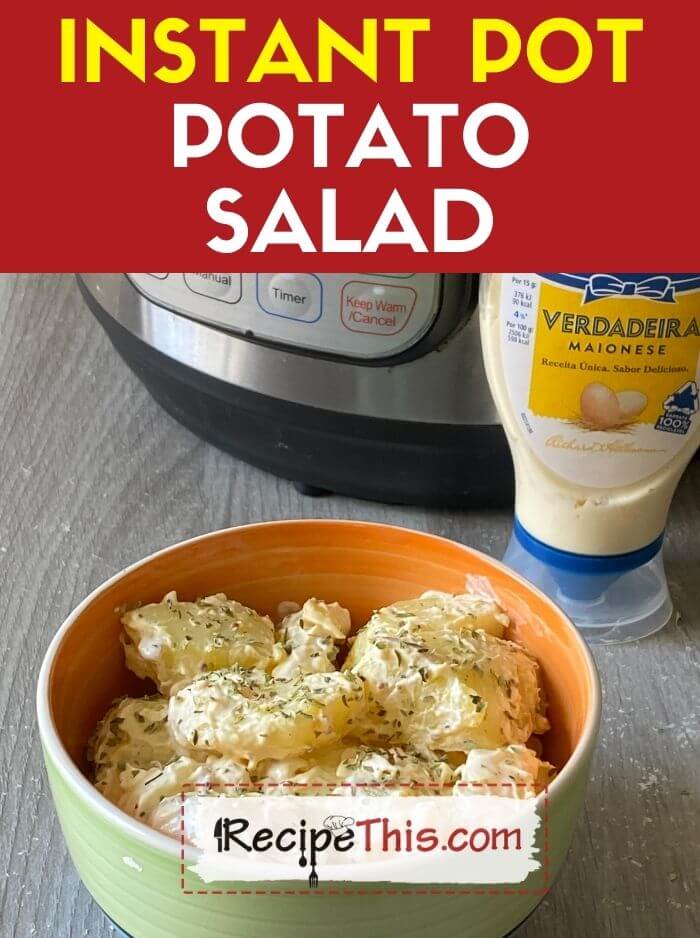 how to make instant pot potato salad